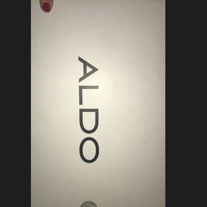 Black suede over the knee aldo boots